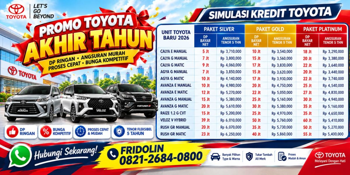 Promo Toyota Oktober